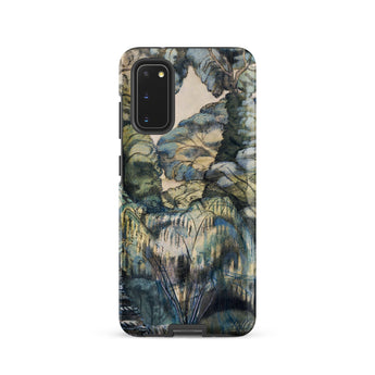 Trees in Bird Garden Iver Heath - Paul Nash Phone Case Samsung Galaxy S20 / Matte Rugged Phone Case Detailed Painterly Landscape Design
