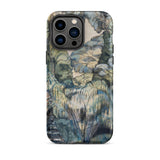 Trees in Bird Garden Iver Heath - Paul Nash Phone Case Iphone 14 Pro Max / Matte Rugged Phone Case Detailed Painterly Landscape Design