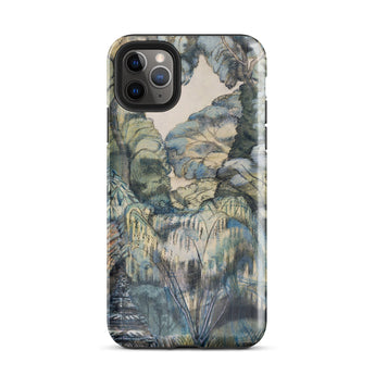 Trees in Bird Garden Iver Heath - Paul Nash Phone Case Iphone 11 Pro Max / Gloss Rugged Phone Case Detailed Watercolor-style Landscape