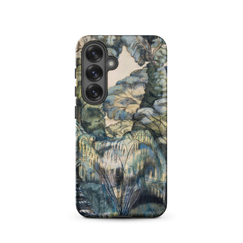 Trees in Bird Garden Iver Heath - Paul Nash Phone Case, Samsung Galaxy S25 / Matte, Mobile Cases, Toby Leon