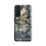 Trees in Bird Garden Iver Heath - Paul Nash Phone Case Mobile Cases Phone Case Detailed Impressionistic Landscape Painting Layered Greens