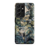 Trees in Bird Garden Iver Heath - Paul Nash Phone Case Mobile Cases Phone Case Detailed Impressionistic Landscape Design Muted Greens