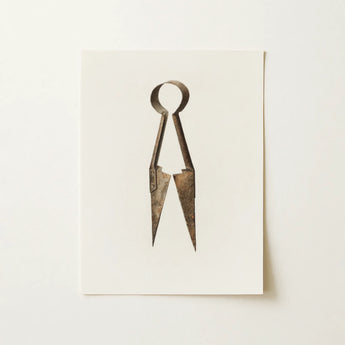 Trimming Shears - Harold Ballerd Farmhouse Art Print / Canvas, 12x16’’ / 31x41cm / Unframed / no Border, Posters Prints & Visual Artwork,