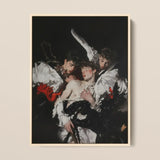 Trinity - Unholy Gay Saints Art Print / Canvas Framed Reproduction Dramatic Baroque-style Painting Three Figures White Unholy Gay Saints,
