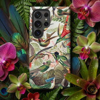 Trochilidae - Ernst Haeckel Hummingbird Phone Case, Mobile Cases, Toby Leon
