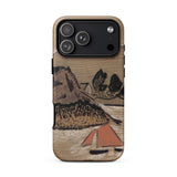 Trois Bateaux Sur Le Trieux - Paul Serusier Phone Case Iphone 17 Pro Max / Matte Beige Phone Case Stylized Landscape Painting Brown