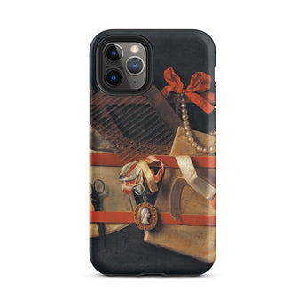 Tromp-l’oeil Still-life - Hoogstraeten Phone Case, Iphone 11 Pro / Matte, Mobile Cases, Toby Leon