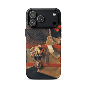 Tromp-l’oeil Still-life - Hoogstraeten Phone Case, Iphone 17 Pro Max / Matte, Mobile Cases, Toby Leon