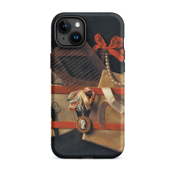 Tromp-l’oeil Still-life - Hoogstraeten Phone Case Iphone 15 Plus / Matte Iphone Case Still-life Design Samuel Van Hoogstraten’s,