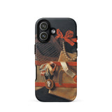 Tromp-l’oeil Still-life - Hoogstraeten Phone Case Iphone 17 / Matte Black Phone Case Vintage Comb Design Pearl Necklace Samuel Van