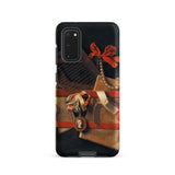 Tromp-l’oeil Still-life - Hoogstraeten Phone Case Samsung Galaxy S20 / Matte Black Phone Case Classical Life Painting Red Ribbons Samuel