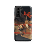 Tromp-l’oeil Still-life - Hoogstraeten Phone Case Samsung Galaxy S21 / Gloss Black Phone Case Classical Life Painting Red Ribbons Samuel
