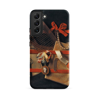 Tromp-l’oeil Still-life - Hoogstraeten Phone Case, Samsung Galaxy S22 Plus / Matte, Mobile Cases, Toby Leon