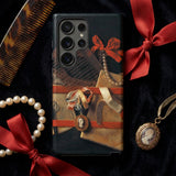 Tromp-l’oeil Still-life - Hoogstraeten Phone Case Black Phone Case Vintage Life Design Red Ribbons Samuel Van Hoogstraten’s, Hoogstraten’s