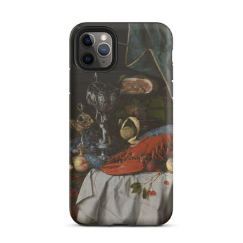 Trompe-l’oeil Breakfast - Gijsbrechts Phone Case Iphone 11 Pro Max / Matte Iphone Case Life Painting Gijsbrechts Case, Sumptuous Deceit,