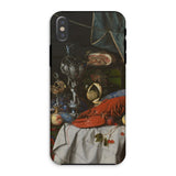 Trompe-l’oeil Breakfast - Gijsbrechts Phone Case Iphone Xs / Matte Phone Case Life Painting Gijsbrechts Iphone Case, Sumptuous Deceit,