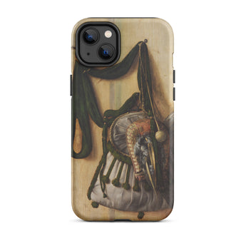 Trompe-l’oeil with Falconry Bag - Gijsbrechts Phone Case, Iphone 14 Plus / Matte, Mobile Cases, Toby Leon