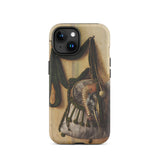 Trompe-l’oeil with Falconry Bag - Gijsbrechts Phone Case, Iphone 15 / Matte, Mobile Cases, Toby Leon