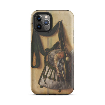 Trompe-l’oeil with Falconry Bag - Gijsbrechts Phone Case Iphone 11 Pro / Matte Phone Case Painting Bag Gijsbrechts Falconry Bag, Hunted