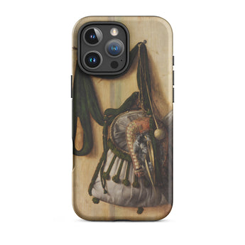 Trompe-l’oeil with Falconry Bag - Gijsbrechts Phone Case Iphone 16 Pro Max / Matte Iphone Case Painting Sporran Gijsbrechts Falconry Bag,