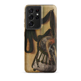 Trompe-l’oeil with Falconry Bag - Gijsbrechts Phone Case Samsung Galaxy S21 Ultra / Matte Phone Case Detailed Reproduction Classical