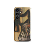 Trompe-l’oeil with Falconry Bag - Gijsbrechts Phone Case Samsung Galaxy S24 / Gloss Phone Case Detailed Classical Painting Ornate Dark