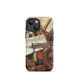 Trompe-l’oeil with Trumpet - Gijsbrechts Phone Case, Iphone 13 Mini / Matte, Mobile Cases, Toby Leon