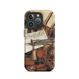 Trompe-l’oeil with Trumpet - Gijsbrechts Phone Case, Iphone 16 Pro / Matte, Mobile Cases, Toby Leon