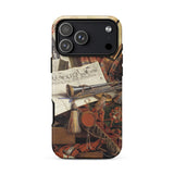 Trompe-l’oeil with Trumpet - Gijsbrechts Phone Case, Iphone 17 Pro Max / Matte, Mobile Cases, Toby Leon