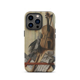 Trompe-l’oeil Violin Sheet Music & Recorder - Gijsbrechts Phone Case, Iphone 13 Pro / Matte, Mobile Cases, Toby Leon