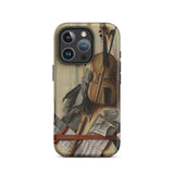 Trompe-l’oeil Violin Sheet Music & Recorder - Gijsbrechts Phone Case, Iphone 16 Pro / Matte, Mobile Cases, Toby Leon