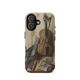 Trompe-l’oeil Violin Sheet Music & Recorder - Gijsbrechts Phone Case, Iphone 17 / Matte, Mobile Cases, Toby Leon