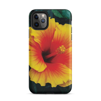 Tropicanarama - Custodia per iPhone Tropical Hibiscus, 11 Pro Max / Opaca, Custodie per telefoni cellulari, Toby Leon