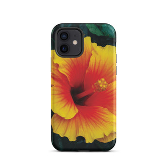 Tropicanarama - Custodia per iPhone Tropical Hibiscus, 12 / Opaca, Custodie per telefoni cellulari, Toby Leon