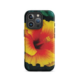 Tropicanarama - Custodia per iPhone Tropical Hibiscus, 16 Pro / Opaca, Custodie per telefoni cellulari, Toby Leon