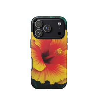 Tropicanarama - Custodia per iPhone Tropical Hibiscus, 17 Pro / Opaca, Custodie per telefoni cellulari, Toby Leon