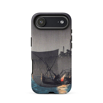 Tsukuda Island - Hiroaki Takahashi Phone Case Iphone 17 Air / Matte Black Otterbox Sailboat Design, Mobile Cases