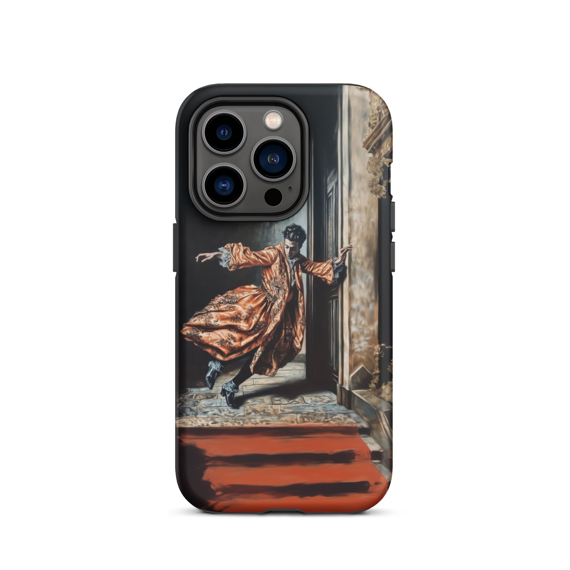 Tumbler - Baroque Surrealism Gay Nobility Iphone Case, 14 Pro / Matte, Phone Case Painting Design