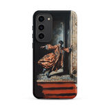 Tumbler - Baroque Surrealism Gay Nobility Phone Case Samsung Galaxy S23 Plus / Matte Phone Case Dramatic Painting Man Ornate Rust-colored