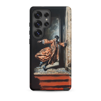 Tumbler - Baroque Surrealism Gay Nobility Phone Case Samsung Galaxy S25 Ultra / Matte Black Phone Case Detailed Painting Man Ornate