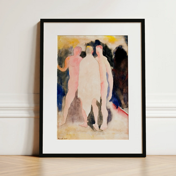 Turkish Bath - Charles Demuth Art Print / Canvas, 12x16’’ / 31x41cm / Black Frame / Matboard, Posters Prints & Visual Artwork, Toby Leon