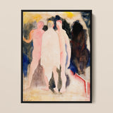 Turkish Bath - Charles Demuth Art Print / Canvas, 12x16’’ / 31x41cm / Black Frame, Posters Prints & Visual Artwork, Toby Leon