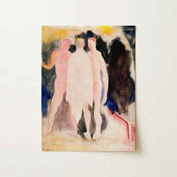 Turkish Bath - Charles Demuth Art Print / Canvas, 12x16’’ / 31x41cm / Unframed / no Border, Posters Prints & Visual Artwork, Toby Leon