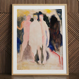 Turkish Bath - Charles Demuth Art Print / Canvas, 24x32’’ / 61x81cm / Natural Frame / Matboard, Posters Prints & Visual Artwork, Toby Leon