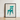 Framed Painting Turquoise Wooden Chair Decorative Backrest Claflin Decor, Art Print