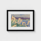Twelve Nude Boys at the Beach - Charles Demuth Fine Art Print / Canvas Pale Figures Emerge, Pagan Tableau Echoing, Aqueous Oblivion Prints