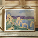 Zwölf nackte Jungen am Strand – Charles Demuth Fine Art Print / Leinwand, Poster-Drucke & visuelle Kunstwerke, Toby Leon