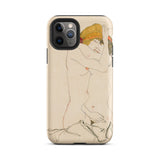 Two Nude Women Embracing - Egon Schiele Phone Case, Iphone 11 Pro / Matte, Mobile Cases, Toby Leon