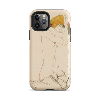 Two Nude Women Embracing - Egon Schiele Phone Case, Iphone 11 Pro / Matte, Mobile Cases, Toby Leon