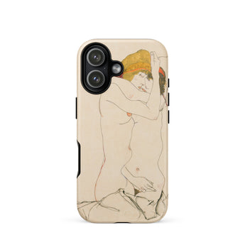 Two Nude Women Embracing - Egon Schiele Phone Case, Iphone 17 / Matte, Mobile Cases, Toby Leon